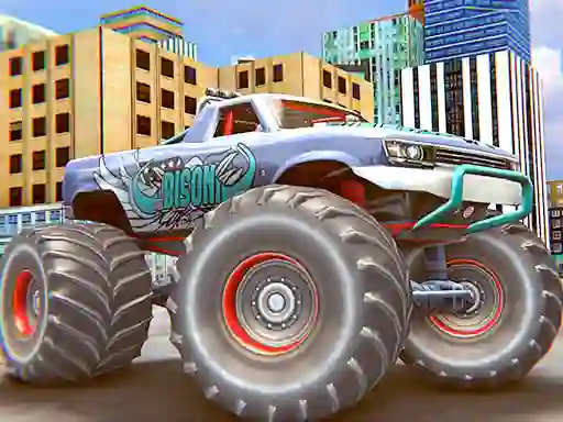 Igra Monster Truck Stunt Driving Simulation online