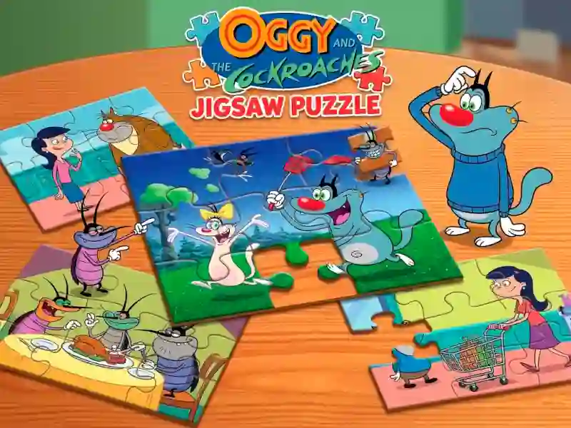 Igra Oggy and the Cockroaches Jigsaw Puzzle online