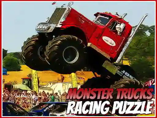 Igra Monster Trucks Racing Puzzle online
