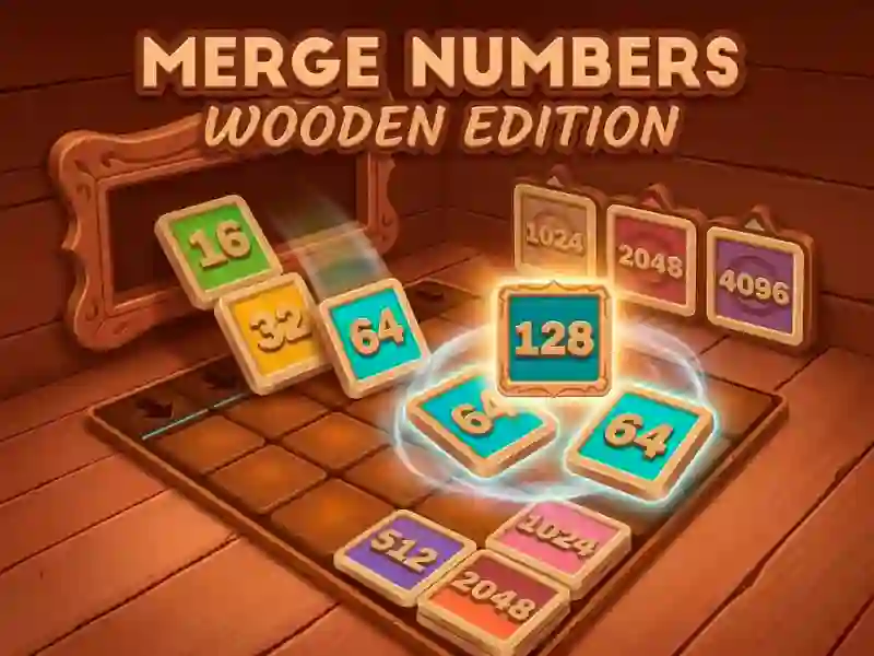 Igra Merge Numbers Wooden Edition online