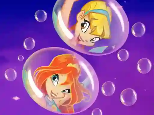Igra Draw Winx Bubble Path online