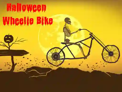 Igra Halloween Wheelie Bike online