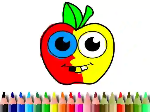 Igra Back To School: Apple Coloring Book online