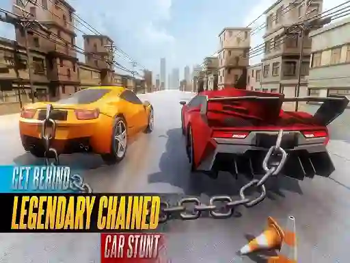 Igra Chained Car Stunts Race Mega Ramp online
