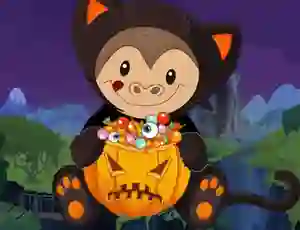 Igra Halloween Monkey Jumper online