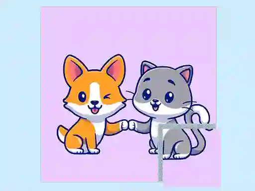 Igra Cats and Dogs Puzzle online