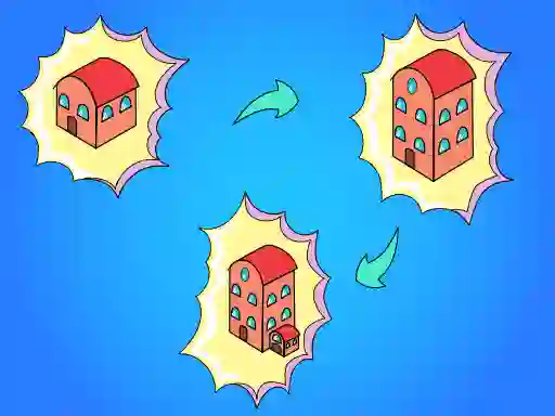 Igra Idle Merge City online
