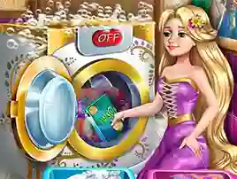 Igra Goldie Princess Laundry Day online
