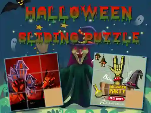 Igra Halloween Sliding Puzzle online
