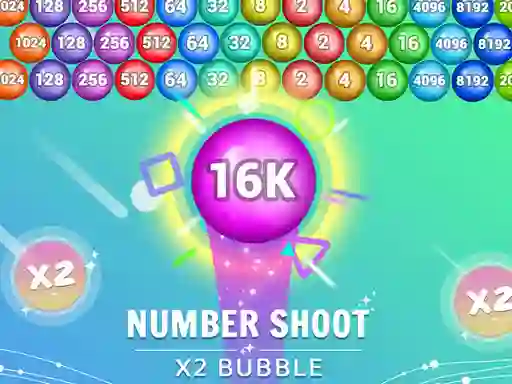 Igra Number Shoot x 2 bubble online