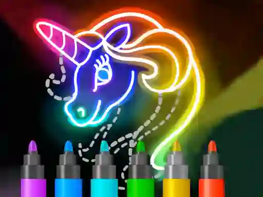 Igra Learn to Draw Glow Cartoon online