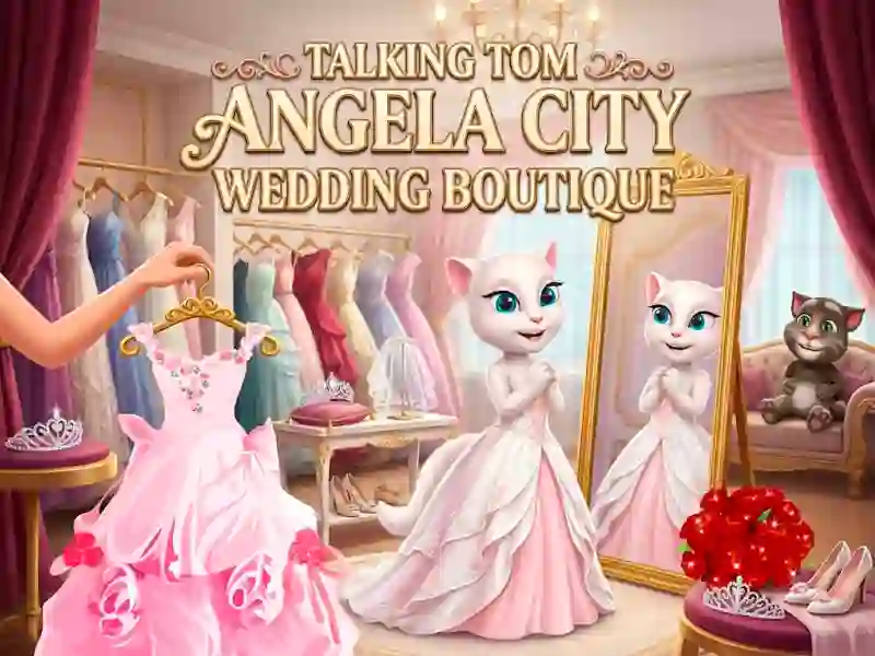 Igra Talking Tom Angela City Wedding Boutique online