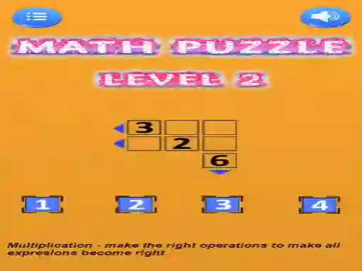 Igra Math puzzle online