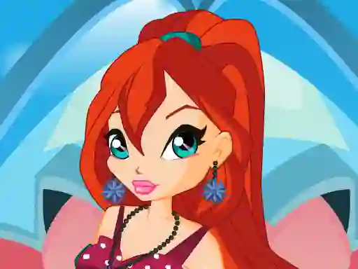 Igra Bloom Lovely Girl Dress Up online