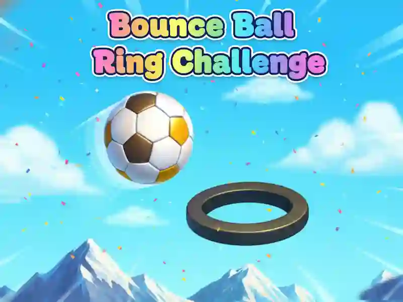 Igra Bounce Ball Ring Challenge online