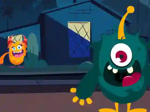 Igra Funny Monsters Jigsaw online