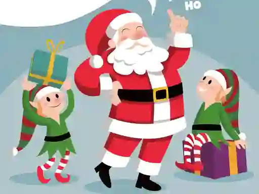 Igra Santa Merry Xmas Puzzle online