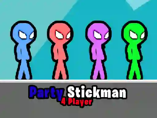 Igra Party Stickman 4 Player online