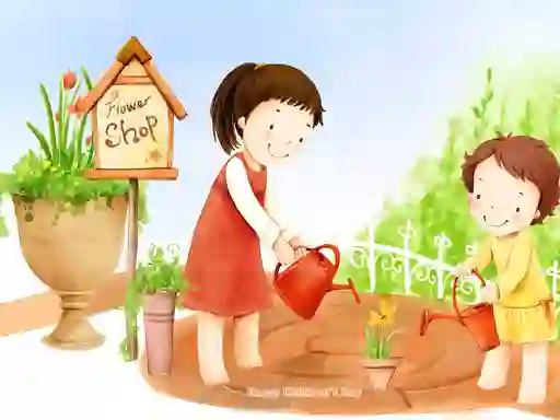 Igra Cartoon Childrens Day Puzzle online