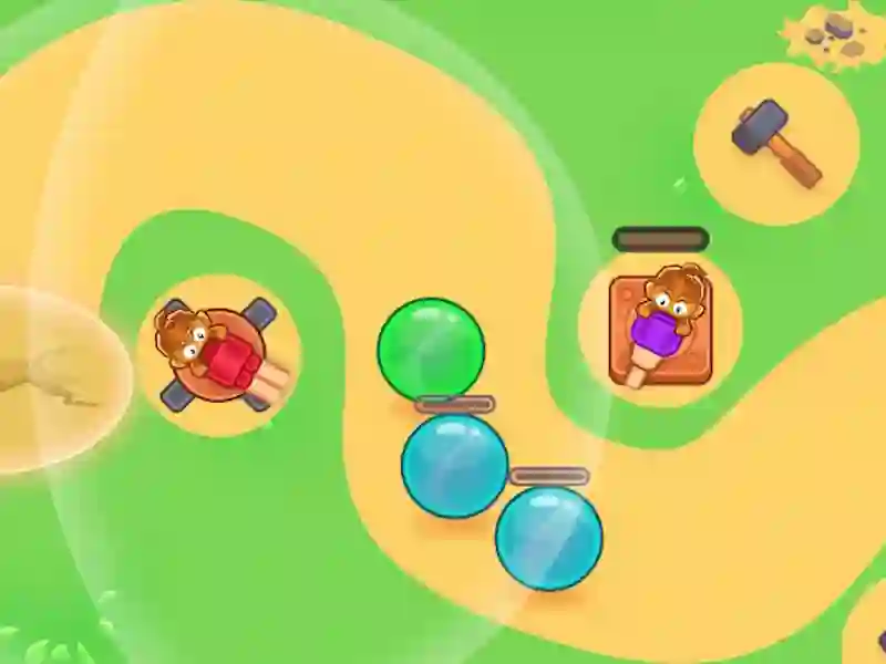 Igra Monkey Bubble Defense online
