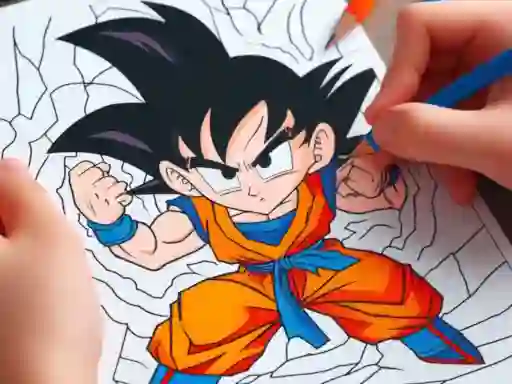 Igra Anime Coloring Book online