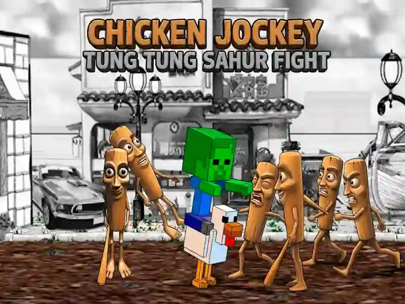 Igra Chicken Jockey Tung Tung Sahur Fight online