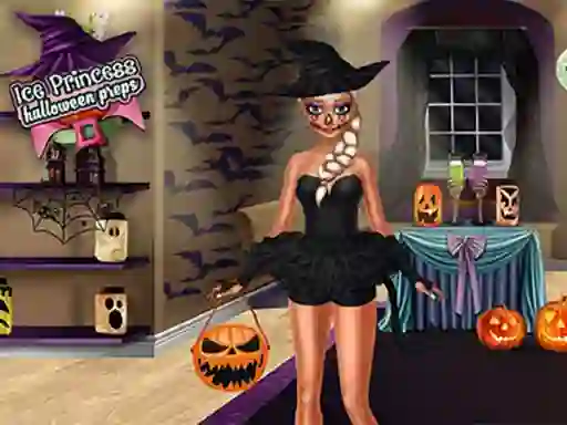 Igra Ice Princess Halloween Preps online