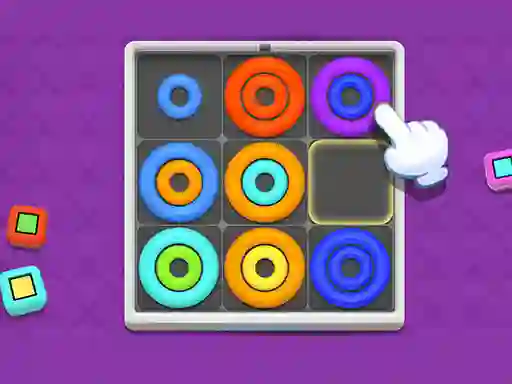 Igra Neon Circles & Color Sort online