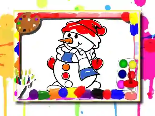 Igra Winter Coloring Book online