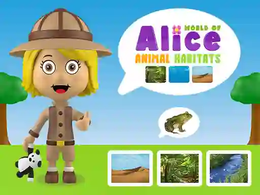 Igra World of Alice Animal Habitats online