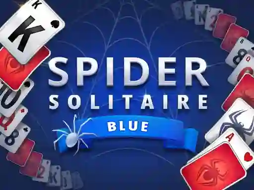 Igra Spider Solitaire Blue online
