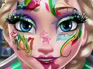 Igra Elsa New Year Makeup online