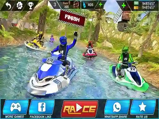 Igra Jet Ski Water Boat Racing online