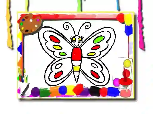 Igra Butterfly Coloring Book online