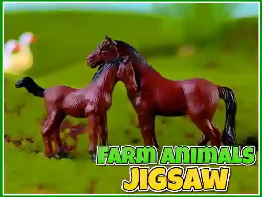 Igra Farm Animals Jigsaw online