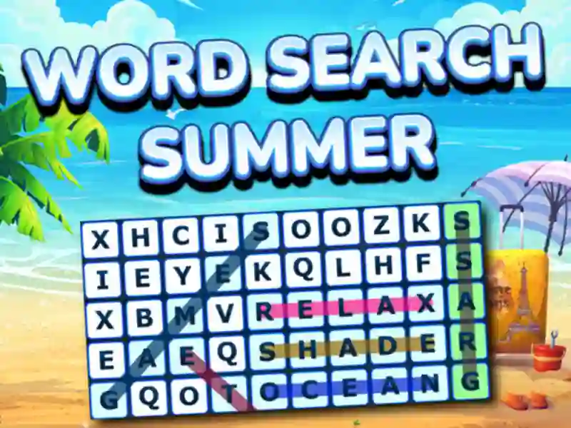 Igra Word Search Summer online