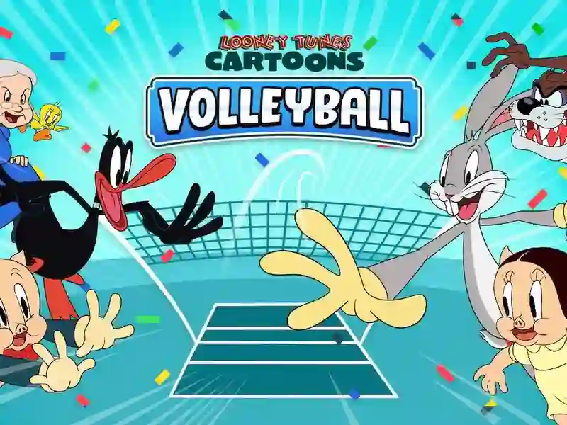 Igra Looney Tunes Cartoons Volleyball online