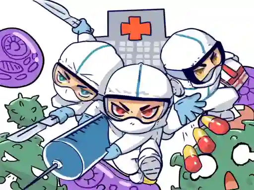 Igra Against Coronavirus Puzzle online