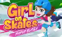Igra Girl on Skates Paper Blaze online