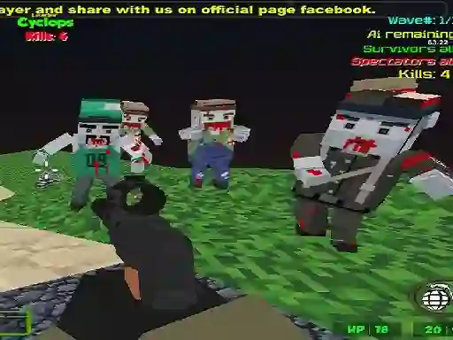 Igra Blocky Combat SWAT Zombie Survival online