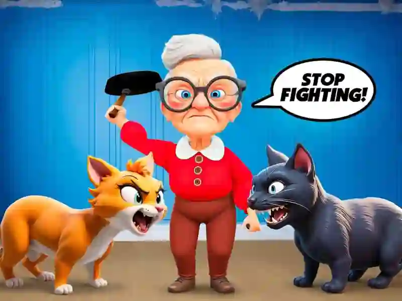 Igra Cat and Granny online