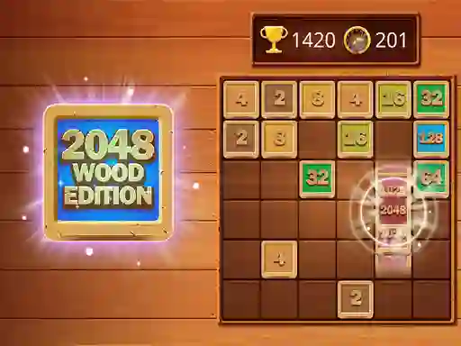 Igra 2048 Wooden Edition online