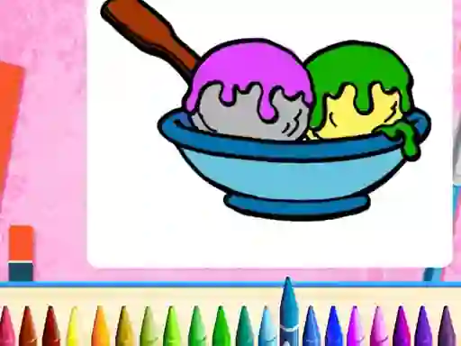 Igra Online Ice Cream Coloring online