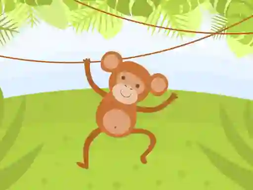 Igra Funny Monkeys Coloring online