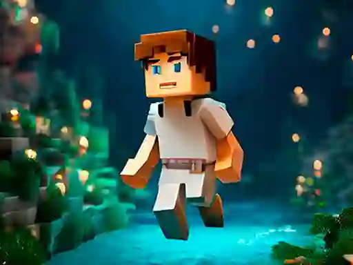 Igra Noobik Parkour in a Cave! online