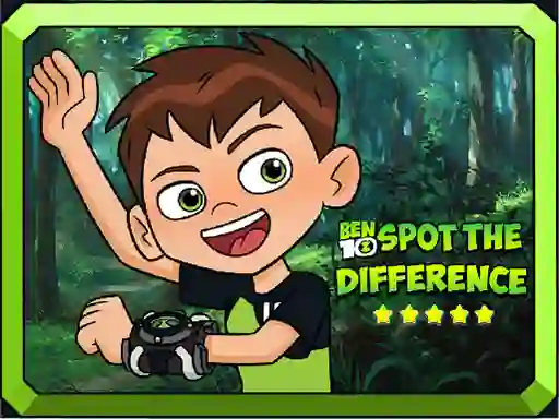 Igra Ben 10 Spot the Difference online