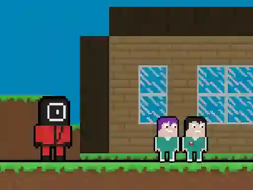Igra Squid Escape But Blockworld online
