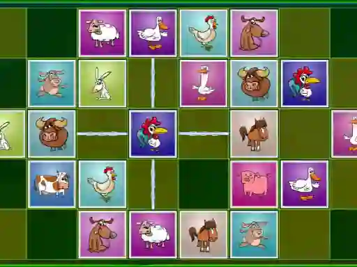 Igra Farm animals matching puzzles online