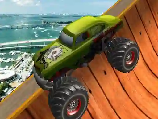 Igra Monster Trucks Sky Stunts online