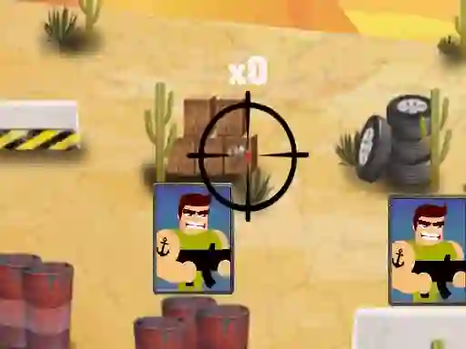 Igra 2D War Friends Shooting online